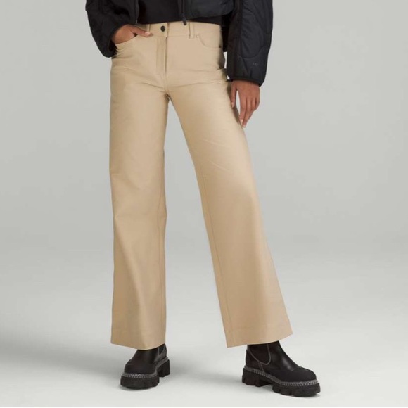 Lululemon City Sleek 5 Pocket High-Rise Wide-Leg Pant - Picture 1 of 8